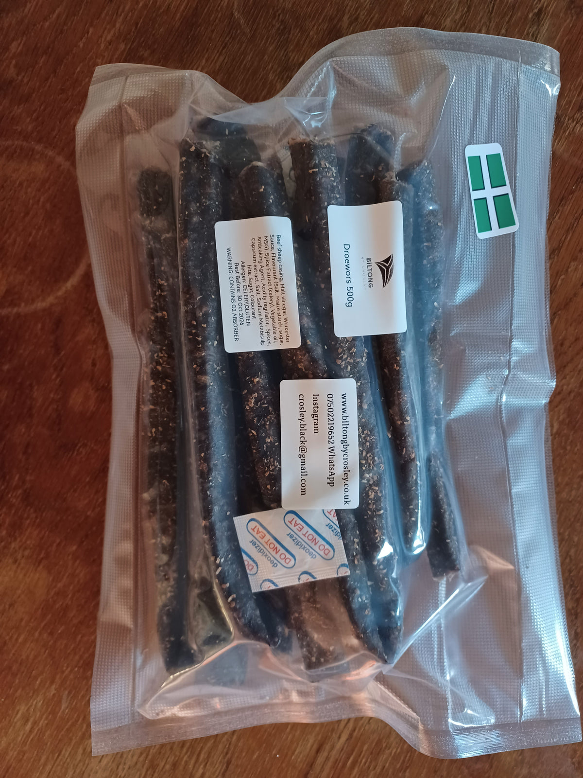 500g Dry Wors